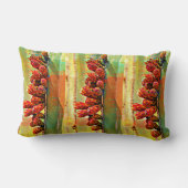 色彩の鮮やかなストーブの管の球根の装飾用クッション ランバークッション (裏面)