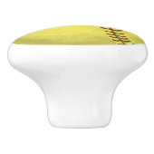 色彩の鮮やかなソフトボールの芸術 セラミックノブ (側面)