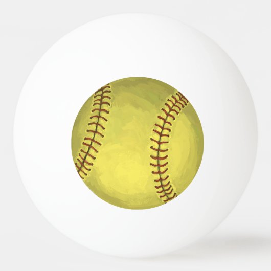 色彩の鮮やかなソフトボールの芸術 卓球ボール (裏面)