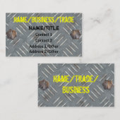 色彩の鮮やかなダイヤモンドのプレートの名刺 名刺 (正面/裏面)