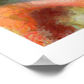 色彩の鮮やかなチューリップ ポスター (角)