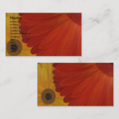 色彩の鮮やかなデイジーの名刺 名刺 (正面/裏面)