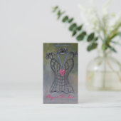 色彩の鮮やかなハート 名刺 (スタンド正面)