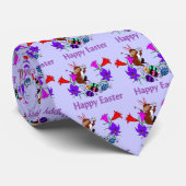 色彩の鮮やかなバニーの卵 ネクタイ (ロール)
