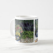 色彩の鮮やかなポットのマグ コーヒーマグカップ (正面左)