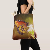 色彩の鮮やかなマダラチョウのトートバック トートバッグ (クローズアップ)