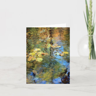 色彩の鮮やかな入り江 カード