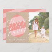 色彩の鮮やかな卵の写真のイースターカード シーズンカード (正面/裏面)