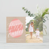 色彩の鮮やかな卵の写真のイースターカード シーズンカード (スタンド正面)