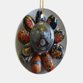 色彩の鮮やかな卵 セラミックオーナメント (右)