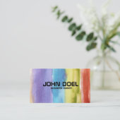 色彩の鮮やかな名刺 名刺 (スタンド正面)