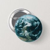 色彩の鮮やかな地球 缶バッジ (正面&裏面)