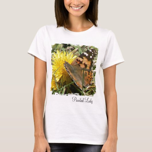 色彩の鮮やかな女性 Tシャツ (正面)