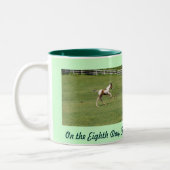 色彩の鮮やかな子馬 ツートーンマグカップ (左)