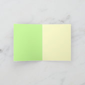 色彩の鮮やかな子馬- notecard カード (内部)