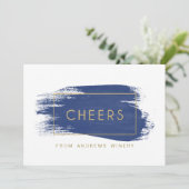 色彩の鮮やかな応援の企業のな休日 サンキューカード (スタンド正面)