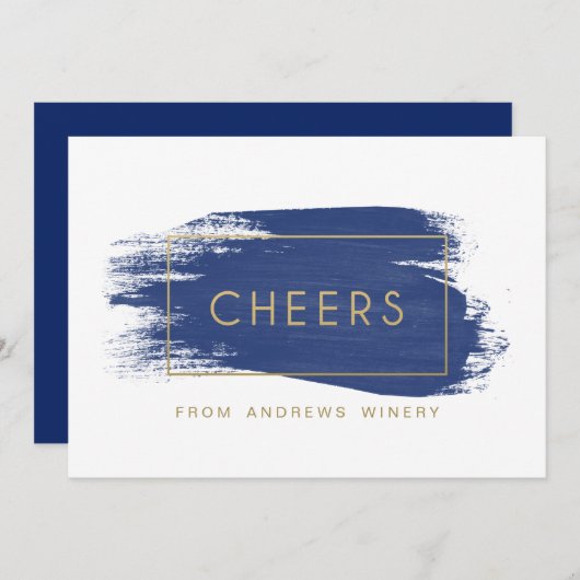 色彩の鮮やかな応援の企業のな休日 サンキューカード (正面/裏面)