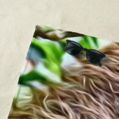 色彩の鮮やかな怠惰 ビーチタオル (インサイチュ)