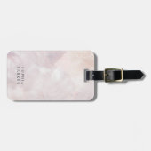 色彩の鮮やかな抽象芸術|のエレガントな最小主義の赤面 ラゲッジタグ (正面横)