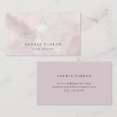 色彩の鮮やかな抽象芸術|のエレガントな最小主義の赤面 名刺 (正面/裏面)