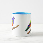 色彩の鮮やかな旗布の信号器のマグ マグカップ (中央)