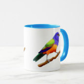 色彩の鮮やかな旗布の信号器のマグ マグカップ (正面右)