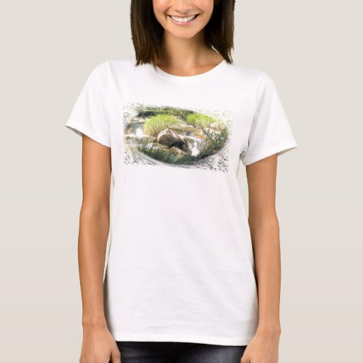 色彩の鮮やかな景色のTシャツ Tシャツ (正面)