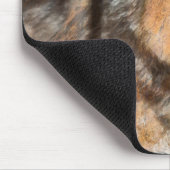 色彩の鮮やかな材木オオカミのマウスパッド マウスパッド (コーナー)