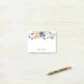 色彩の鮮やかな水彩画によってはパーソナライズが開花します ポストイット (デスク上)