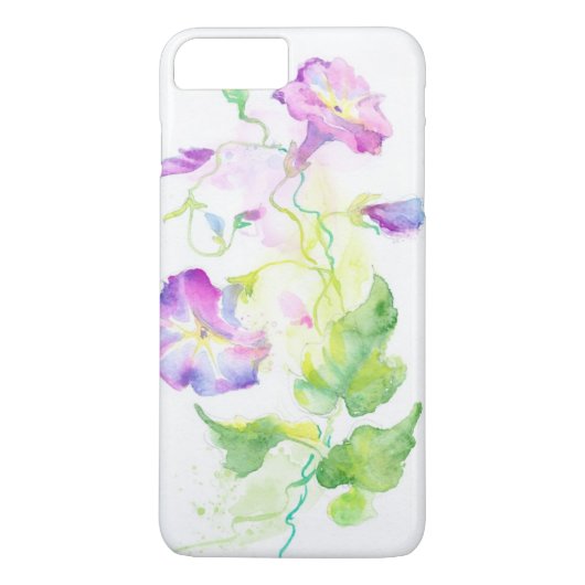 色彩の鮮やかな水彩画のconvolvulusの花 Case-Mate iPhoneケース (裏面)