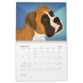 色彩の鮮やかな犬のポートレート2013年、カラフルおよび鮮やか カレンダー (2月 2027)