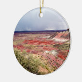 色彩の鮮やかな砂漠 セラミックオーナメント (左)