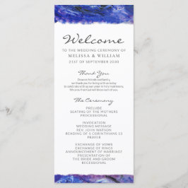 色彩の鮮やかな結婚式 プログラム