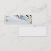 色彩の鮮やかな花の名刺1 スキニー名刺 (正面/裏面)