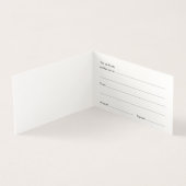 色彩の鮮やかな花の店のギフト券のテンプレート (内部)