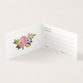 色彩の鮮やかな花の店のギフト券のテンプレート (内部)