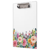 色彩の鮮やかな花の花屋のスタイリストビジネスクリップボード クリップボード (左)