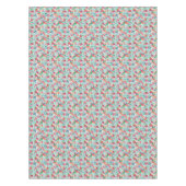 色彩の鮮やかな花模様 テーブルクロス (正面)