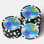 色彩の鮮やかな質 ポーカーチップ (積み重ね)