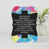 色彩の鮮やかな質 招待状 (スタンド正面)