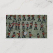 色彩の鮮やかな鉛の兵士 名刺 (裏面)