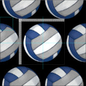 色彩の鮮やかな銀製のバレーボールのパターン ファブリック (タイル)