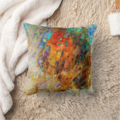 色彩の鮮やかな雨 クッション (ブランケット)