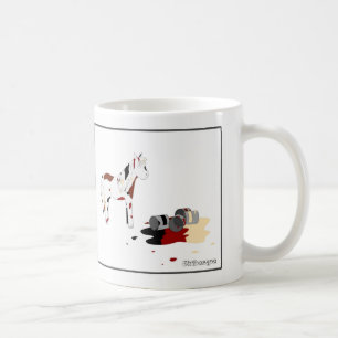 色彩の鮮やかな馬 コーヒーマグカップ