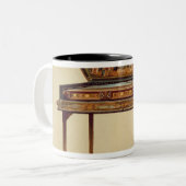 色彩の鮮やかなsoundboxの槌で打たれたdulcimer、第18セント ツートーンマグカップ (正面左)