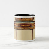 色彩の鮮やかなsoundboxの槌で打たれたdulcimer、第18セント ツートーンマグカップ (中央)