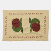 色彩の鮮やかの敵 キッチンタオル (横)