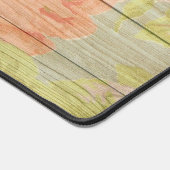 色彩の鮮やかアンティーク板のバラ デスクマット (コーナー)