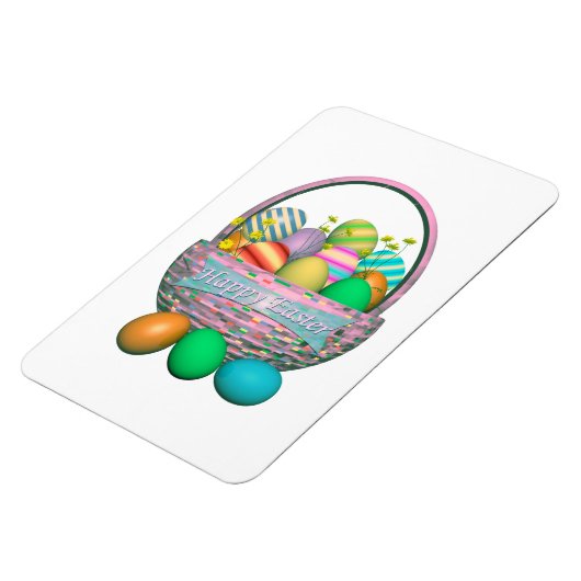 色彩の鮮やかイースターの卵 マグネット (左側)