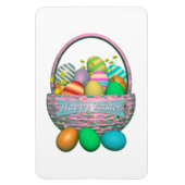 色彩の鮮やかイースターの卵 マグネット (縦)